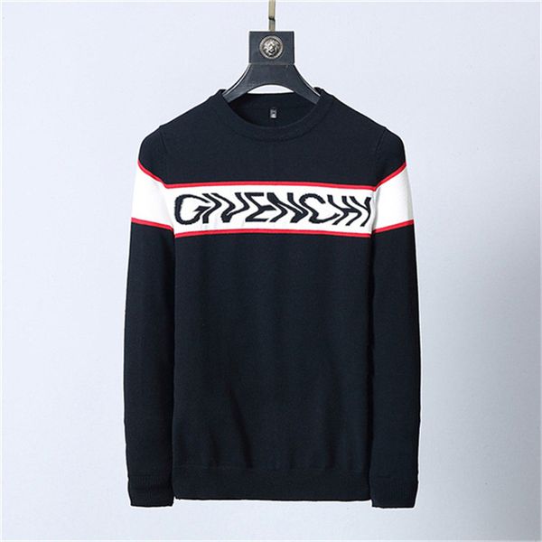 designer sweater man for woman knit crow neck womens fashion letter black long sleeve clothes pullover oversized blue vb13, White;black
designer sweater man for woman knit crow neck womens fashion letter black long sleeve clothes pullover oversized blue vb13, White;black