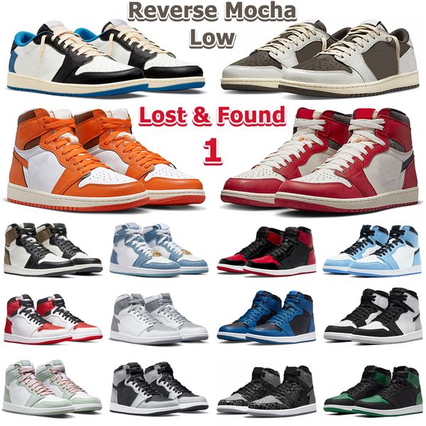 1 high og basketball shoes men women 1s dark reverse mocha lost and found starfish taxi patent bred toe university blue denim mens trainers
1 high og basketball shoes men women 1s dark reverse mocha lost and found starfish taxi patent bred toe university blue denim mens trainers