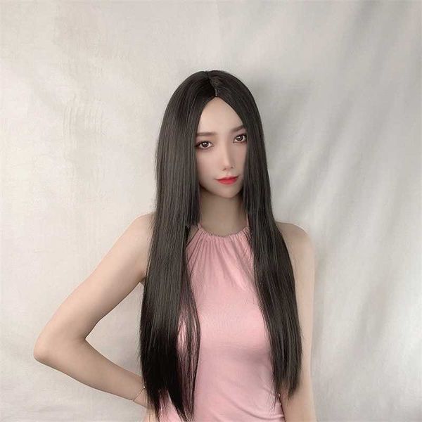 hair lace wigs princ cut women's chemical fiber headgear tiktok medium split ji black long straight imitation hair
hair lace wigs princ cut women's chemical fiber headgear tiktok medium split ji black long straight imitation hair