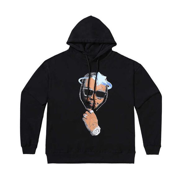 men's hoody vlo one fashion designer high street hip hop star portrait limited hooded sweater casual loose back men women hoodies cotto, Black
men's hoody vlo one fashion designer high street hip hop star portrait limited hooded sweater casual loose back men women hoodies cotto, Black