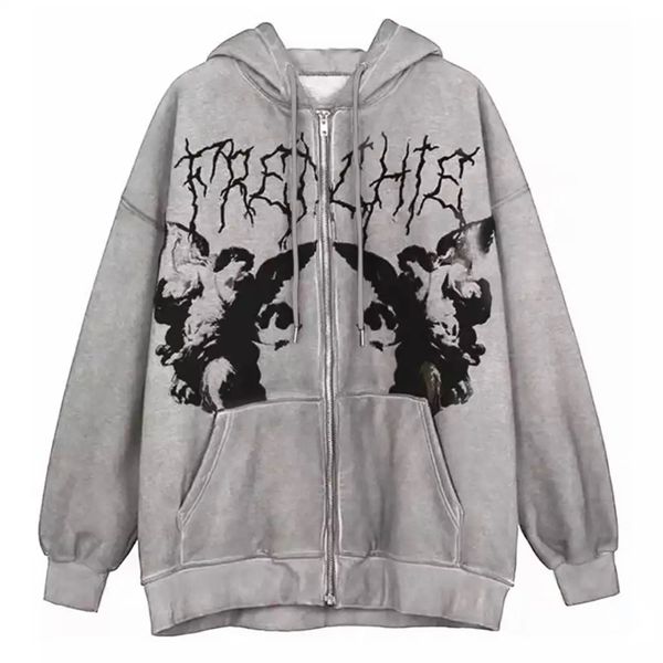 women's hoodies sweatshirts plus size y2k hoodie zip-up sweatshirt angel printing jacket loose long sleeve pockets streetwear hip hop f, Black
women's hoodies sweatshirts plus size y2k hoodie zip-up sweatshirt angel printing jacket loose long sleeve pockets streetwear hip hop f, Black