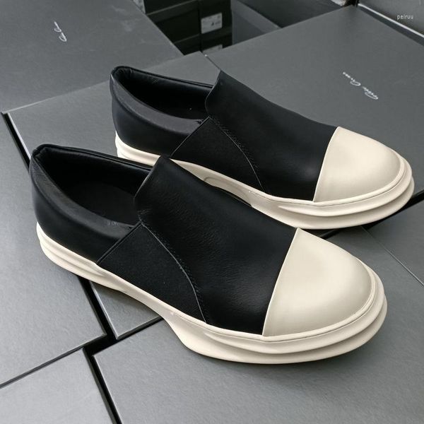 ro boots loafer shoes low-breathable casual couple men's women's genuine leather thick-soled slip-ons, Black
ro boots loafer shoes low-breathable casual couple men's women's genuine leather thick-soled slip-ons, Black