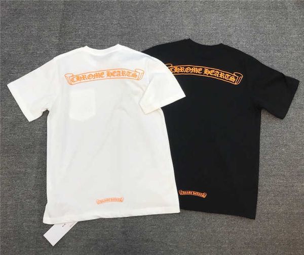 chromheartorange sanskrit letter short sleeve men's and women's loose t-shirt, White;black
chromheartorange sanskrit letter short sleeve men's and women's loose t-shirt, White;black