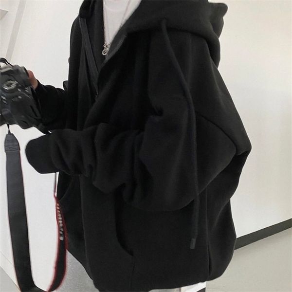 women's hoodies sweatshirts women harajuku zip up hoodie vintage long sleeve oversized solid color autumn korean style pocket drawstrin, Black
women's hoodies sweatshirts women harajuku zip up hoodie vintage long sleeve oversized solid color autumn korean style pocket drawstrin, Black