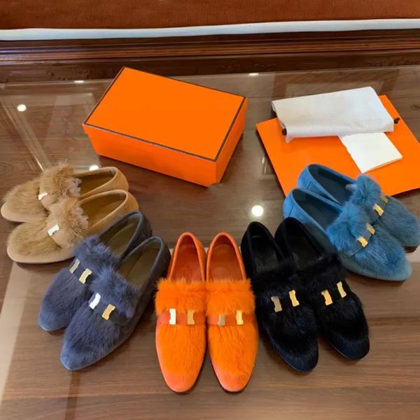 flat womens dress shoes women shoe fashion luxury designer classic h buckle decoration mink hair low heel loafers leather four seasons with, Black
flat womens dress shoes women shoe fashion luxury designer classic h buckle decoration mink hair low heel loafers leather four seasons with, Black