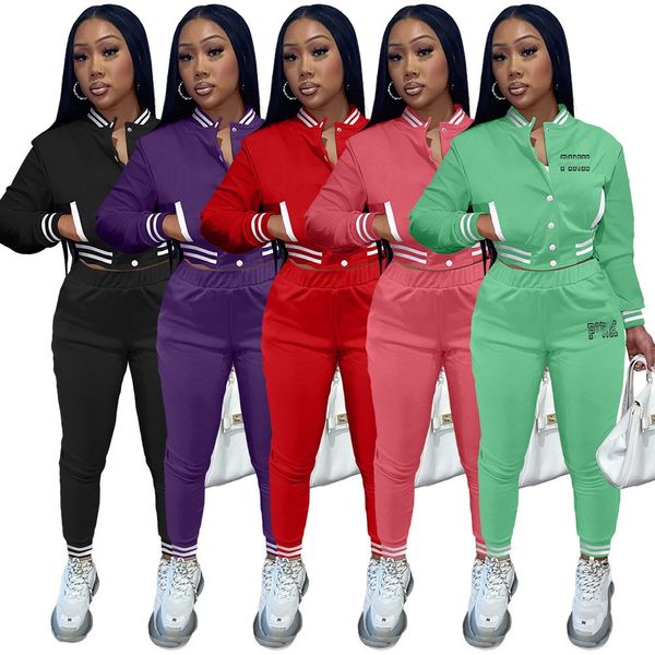 2022 designer brand women tracksuits jogging suits pink print two piece set long sleeve sweatsuits baseball jacket pants outfits fall winter, Gray
2022 designer brand women tracksuits jogging suits pink print two piece set long sleeve sweatsuits baseball jacket pants outfits fall winter, Gray