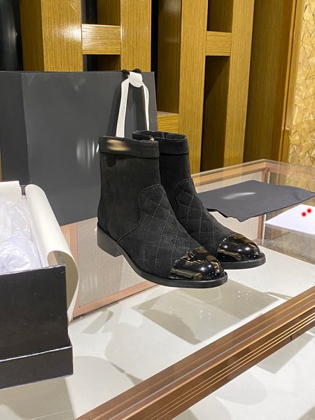 2023 designer women shiny leather nylon hailf boots fashion thick heels martin ankle booties genuine leather combat boot ladies winter platf, Black
2023 designer women shiny leather nylon hailf boots fashion thick heels martin ankle booties genuine leather combat boot ladies winter platf, Black