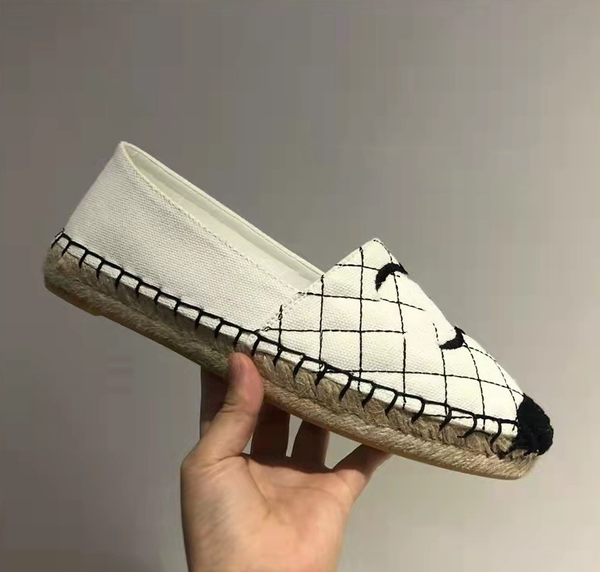 fashion designer straw fisherman shoes thick-soled slip-on loafers round toe flat bottom loafers casual low-cut women shoes, Black
fashion designer straw fisherman shoes thick-soled slip-on loafers round toe flat bottom loafers casual low-cut women shoes, Black