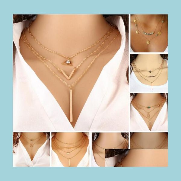pendant necklaces choker collier necklaces boho pearls diamond chain mtilayer for women men bar layered tassel metal gold necklace d dhuc3, Silver
pendant necklaces choker collier necklaces boho pearls diamond chain mtilayer for women men bar layered tassel metal gold necklace d dhuc3, Silver