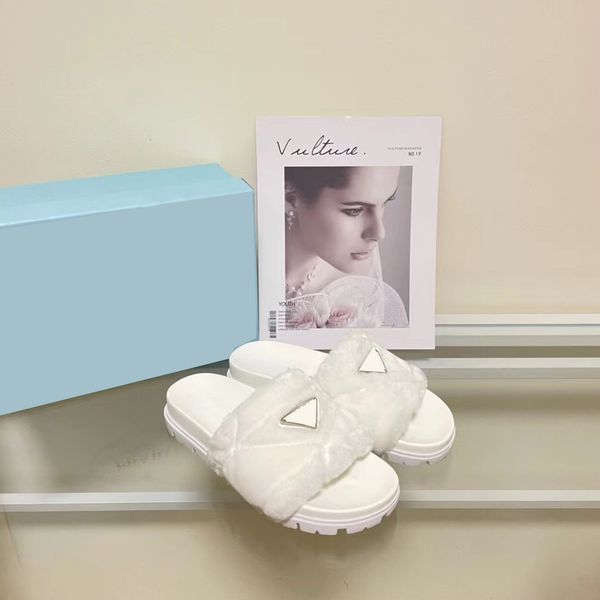 designer women wool slippers solid fur slides plush embroidery flip flop winter warm rubber non-slip bottom sheep leather trendy sandals box, Black
designer women wool slippers solid fur slides plush embroidery flip flop winter warm rubber non-slip bottom sheep leather trendy sandals box, Black