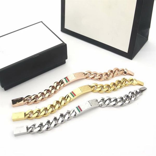 europe america fashion style men lady women titanium steel red green enamel thick chain bracelet with engraved g initials square p280u, Black
europe america fashion style men lady women titanium steel red green enamel thick chain bracelet with engraved g initials square p280u, Black