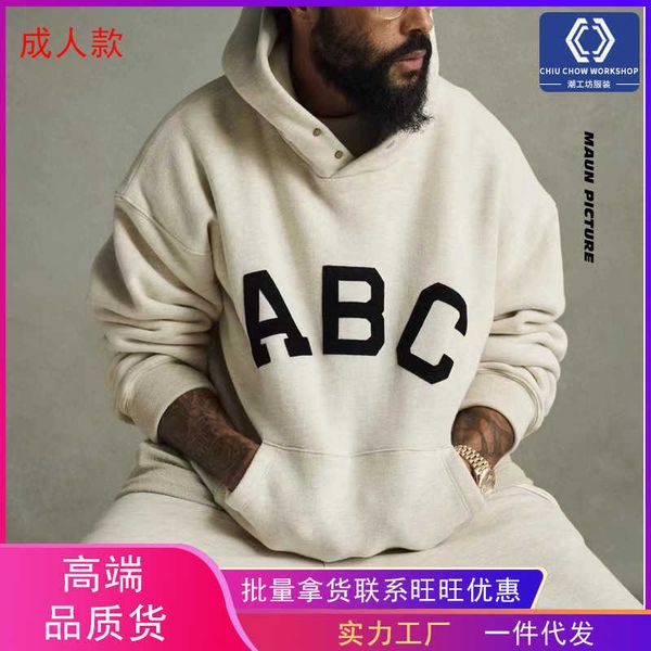 men's hoody fashion fog designer esenti new letters abc hoodie high street men sweatshirt oversize cotton casual brand rfbd plush hip h, Black
men's hoody fashion fog designer esenti new letters abc hoodie high street men sweatshirt oversize cotton casual brand rfbd plush hip h, Black