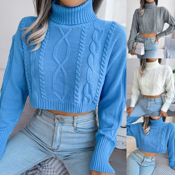 autumn and winter turtleneck pullovers knit casual sweater fashion woman pull femme short long-sleeve sweater, White;black
autumn and winter turtleneck pullovers knit casual sweater fashion woman pull femme short long-sleeve sweater, White;black