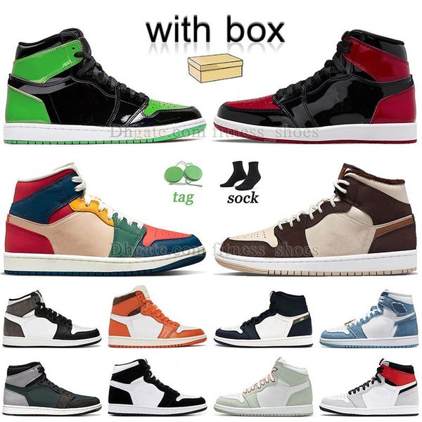 with box jumpmans 1 1s basketball shoes with box men women high og duth pine green patent bred sports illustrate designe sneaker j1 j1s mid
with box jumpmans 1 1s basketball shoes with box men women high og duth pine green patent bred sports illustrate designe sneaker j1 j1s mid