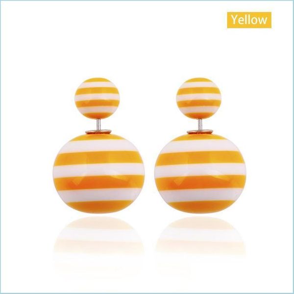 stud stud earrings brand jewery elegant for women stripe ball drop delivery jewelry dhzds, Golden;silver
stud stud earrings brand jewery elegant for women stripe ball drop delivery jewelry dhzds, Golden;silver