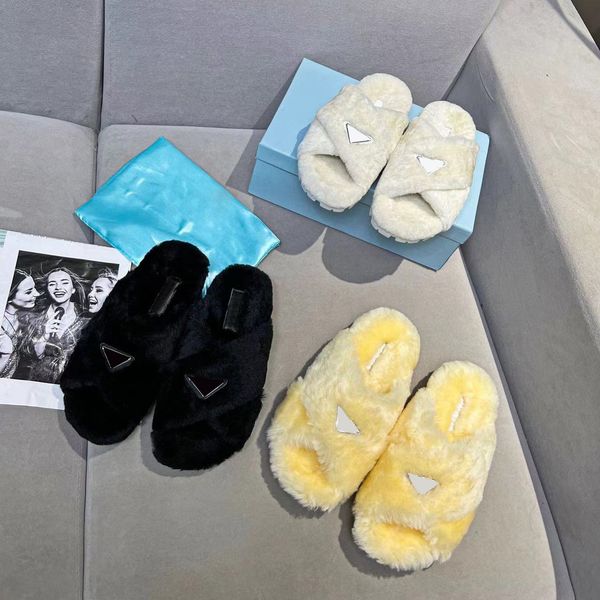2022 luxury designer womens slippers ladies wool slides winter fur fluffy furry warm letters sandals cross bandage fuzzy girl flip flop slip, Black
2022 luxury designer womens slippers ladies wool slides winter fur fluffy furry warm letters sandals cross bandage fuzzy girl flip flop slip, Black