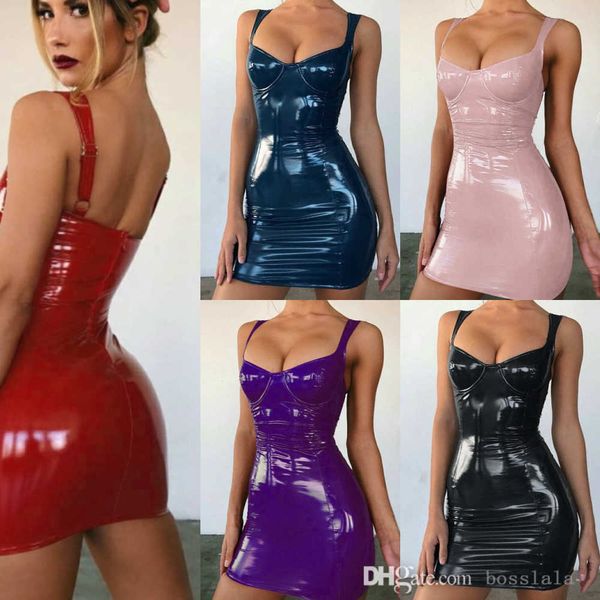 nightclub woman dresses chest strap waist pu leather suspenders dress bodycon night club prom skirt xs-4xl, Black;gray
nightclub woman dresses chest strap waist pu leather suspenders dress bodycon night club prom skirt xs-4xl, Black;gray