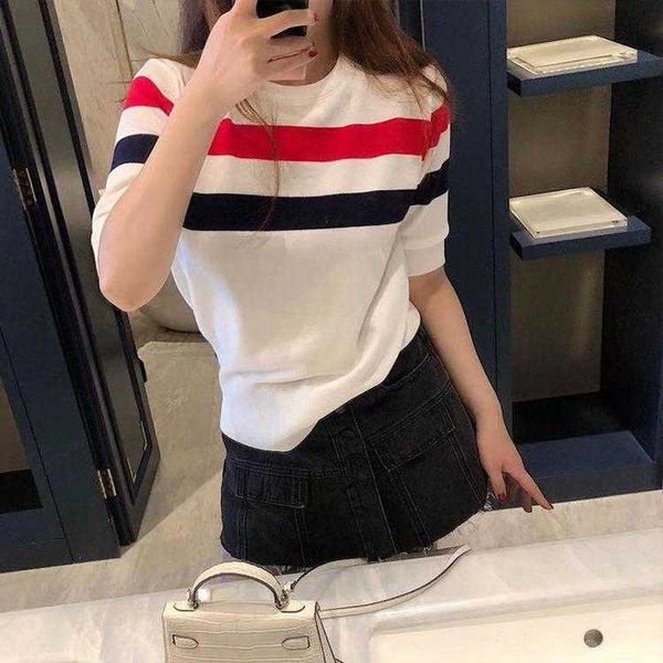 summer t shirt thoms brownns mens womens designers t-shirts new stripe knitwear short sleeve tb couple casual t-shirt fashion classic brand, White;black
summer t shirt thoms brownns mens womens designers t-shirts new stripe knitwear short sleeve tb couple casual t-shirt fashion classic brand, White;black