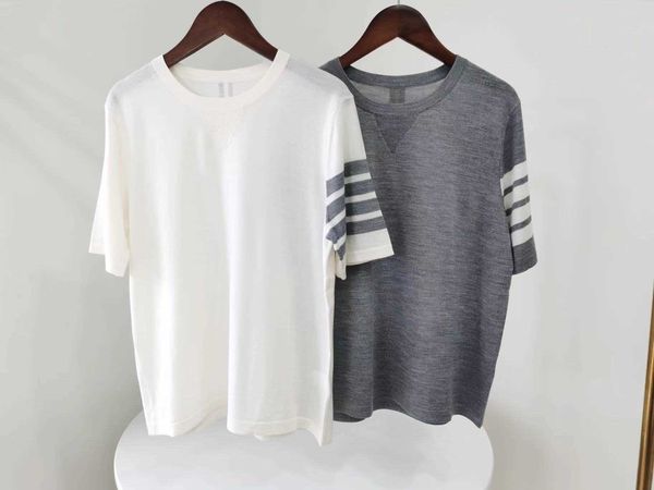 mens womens summer t shirt thoms brownns designers shirts hin b silk wool short sleeve women's contrast round neck -shirt, White;black
mens womens summer t shirt thoms brownns designers shirts hin b silk wool short sleeve women's contrast round neck -shirt, White;black