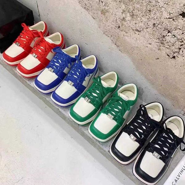 other shoes lace up low leather thick soled casual sneakers women's sneakers, Black;white
other shoes lace up low leather thick soled casual sneakers women's sneakers, Black;white