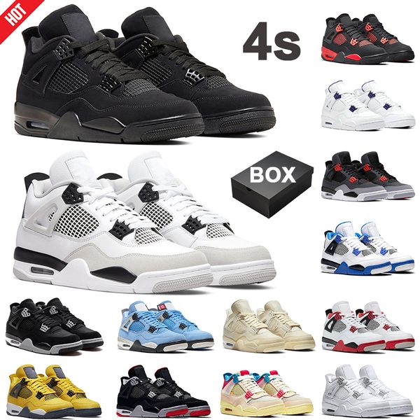 with box 4s retro og basketball shoes military black cat bred metallic purple lightning white oreo jumpman 4 women mens trainer sneakers
with box 4s retro og basketball shoes military black cat bred metallic purple lightning white oreo jumpman 4 women mens trainer sneakers