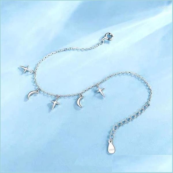 charm bracelets charm bracelets cute cross star moon for women jewelry 2022 trend sier plated bangle lady summer accessories girls g dh9ba, Golden;silver
charm bracelets charm bracelets cute cross star moon for women jewelry 2022 trend sier plated bangle lady summer accessories girls g dh9ba, Golden;silver