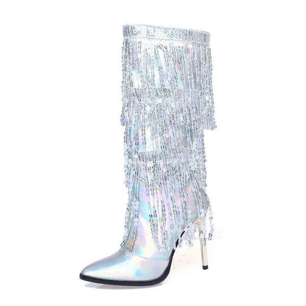 boots arden furtado 2022 fashion women's shoes spring autumn pointed toe stilettos heels 11cm fringe silver knee high high heels 220906, Black
boots arden furtado 2022 fashion women's shoes spring autumn pointed toe stilettos heels 11cm fringe silver knee high high heels 220906, Black