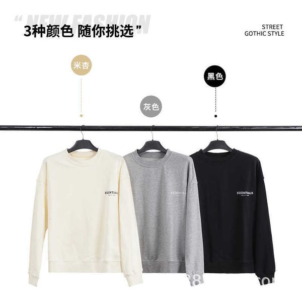 fog double line essentials small label fashion brand wind high street versatile loose round neck sweater long sleeve couple, Black
fog double line essentials small label fashion brand wind high street versatile loose round neck sweater long sleeve couple, Black