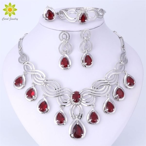 wedding jewelry sets 4color african beads for women crystal necklace water drop pendents party earring bracelet bridal ring set 221109, Slivery;golden
wedding jewelry sets 4color african beads for women crystal necklace water drop pendents party earring bracelet bridal ring set 221109, Slivery;golden