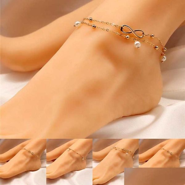 anklets sier gold infinity anklet chain mtilayer anklets bracelet foot drop delivery jewelry dhord, Red;blue
anklets sier gold infinity anklet chain mtilayer anklets bracelet foot drop delivery jewelry dhord, Red;blue