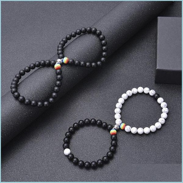 charm bracelets rainbow bead bracelet pride couple lover white howlite black matte magnet bracelets natural stone lgbt relationship dhyzo, Golden;silver
charm bracelets rainbow bead bracelet pride couple lover white howlite black matte magnet bracelets natural stone lgbt relationship dhyzo, Golden;silver