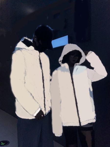mens warm jackets laser 3m reflective colorful full pringting letters ins outdoor parkas cotton winter jacket coat womens, Black;brown
mens warm jackets laser 3m reflective colorful full pringting letters ins outdoor parkas cotton winter jacket coat womens, Black;brown