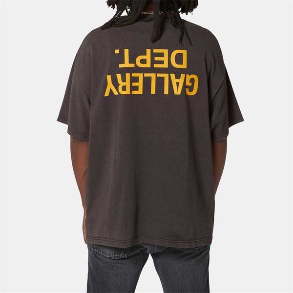 street designer t-shirts gallerydept mens fashion tee washed old letters printed mens loose womens couple short sleeves t pf6t, White;black
street designer t-shirts gallerydept mens fashion tee washed old letters printed mens loose womens couple short sleeves t pf6t, White;black