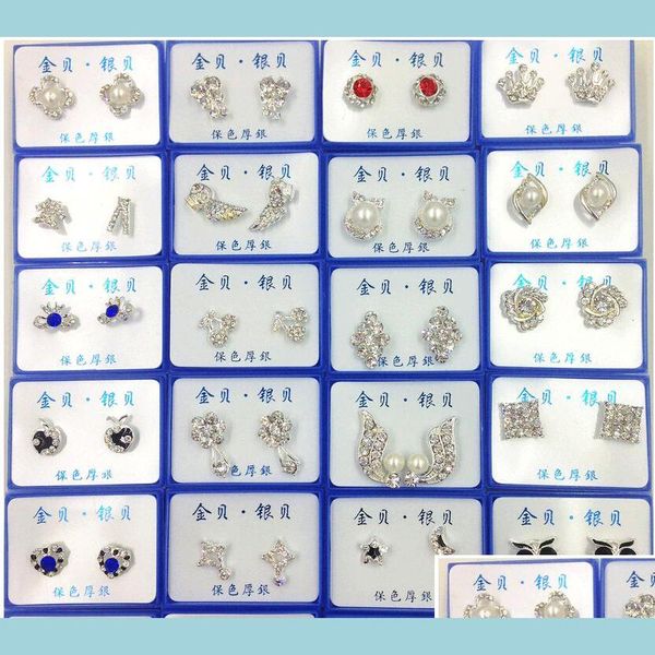 stud fashion korean exquisite jewelry stud earrings rhinestone color protective plate anti allergic many styles mticolor earings sal dhuz8, Golden;silver
stud fashion korean exquisite jewelry stud earrings rhinestone color protective plate anti allergic many styles mticolor earings sal dhuz8, Golden;silver