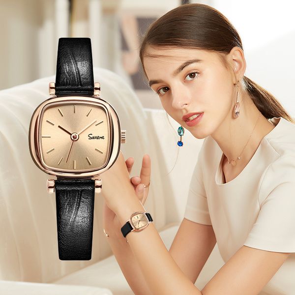 small sugar watch women's small fragrant temperament elegant square simple korean version versatile exquisite retro luxury women's, Slivery;brown
small sugar watch women's small fragrant temperament elegant square simple korean version versatile exquisite retro luxury women's, Slivery;brown