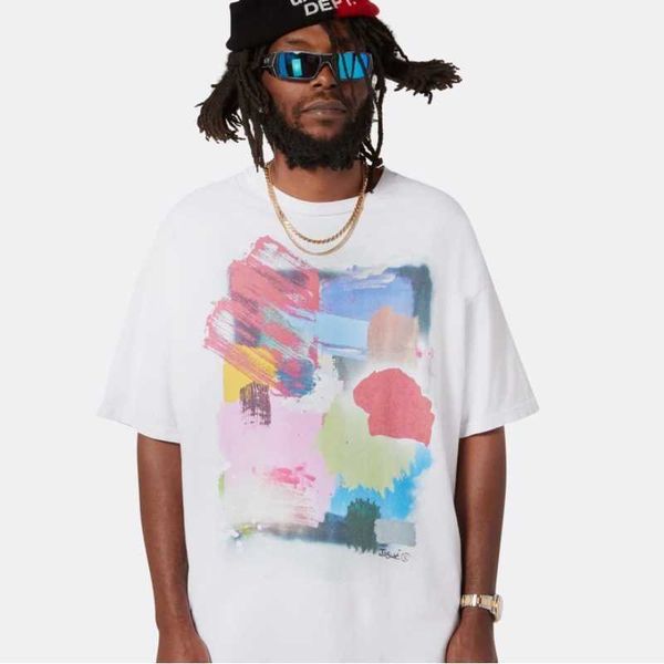 designer gallerydept mens t-shirts gary dept gd niche american high street wash used graffiti print loose fog short sleeve tshirt men, White;black
designer gallerydept mens t-shirts gary dept gd niche american high street wash used graffiti print loose fog short sleeve tshirt men, White;black