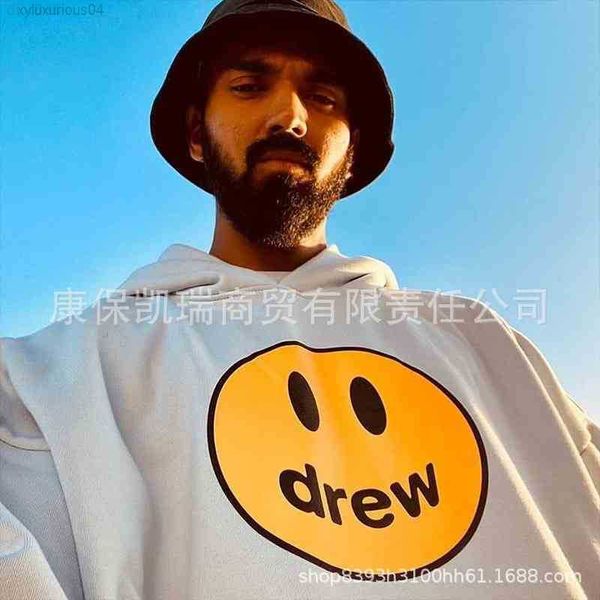 correct drew smiling face tide brand loose versatile men's women's ins lovers' high street fog milk white long sleeved sweate, Black
correct drew smiling face tide brand loose versatile men's women's ins lovers' high street fog milk white long sleeved sweate, Black