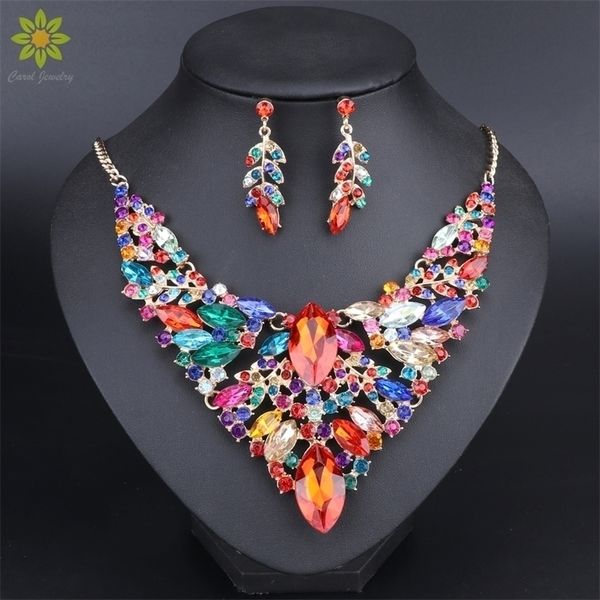 wedding jewelry sets fashion crystal statement necklace earrings for brides bridal sets costume jewellery accessories women 221109, Slivery;golden
wedding jewelry sets fashion crystal statement necklace earrings for brides bridal sets costume jewellery accessories women 221109, Slivery;golden