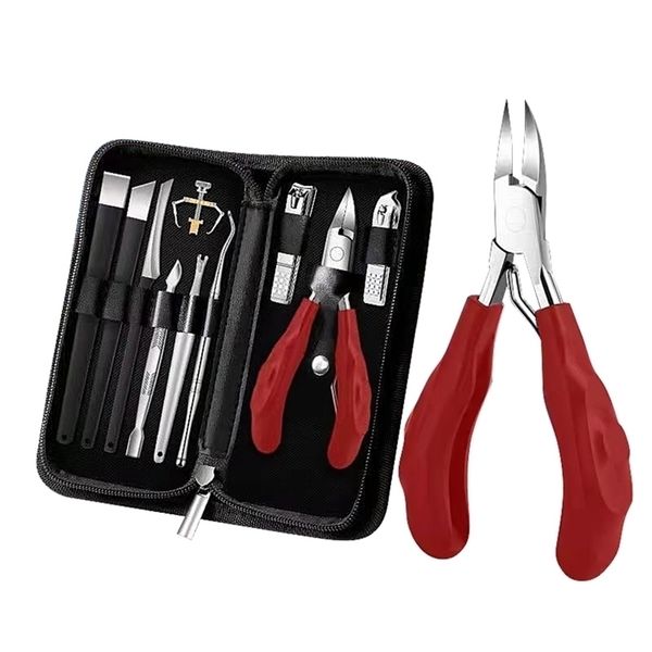 nail treatments 12pcs clippers kit for thick s with toenail lifter cuticle cutter ingrown hard toe finger 221109
nail treatments 12pcs clippers kit for thick s with toenail lifter cuticle cutter ingrown hard toe finger 221109