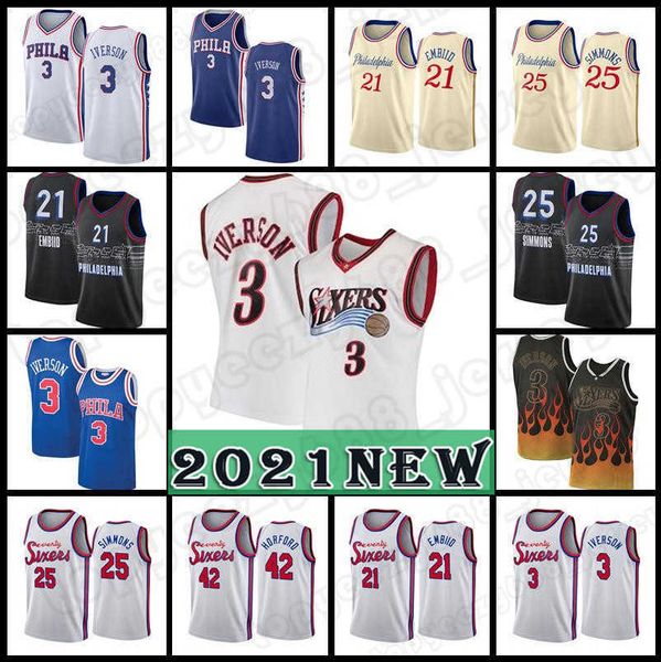 retro allen 3 iverson joel 21 embiid jersey ben 25 simmons basketball''nba''jersey philadelphias julius 6 erving jerseys, Black;red
retro allen 3 iverson joel 21 embiid jersey ben 25 simmons basketball''nba''jersey philadelphias julius 6 erving jerseys, Black;red