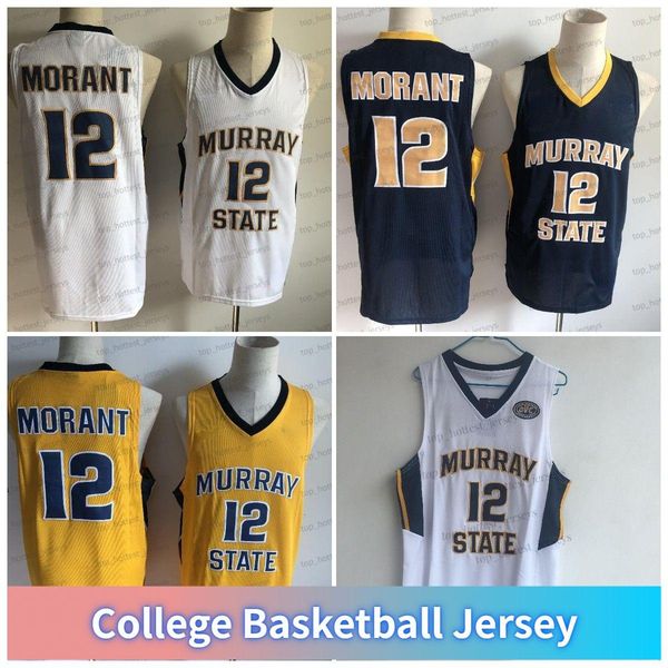 custom men's murray state 12 ja morant basketball jersey ncaa college white navy yellow stitched jerseys, Black
custom men's murray state 12 ja morant basketball jersey ncaa college white navy yellow stitched jerseys, Black