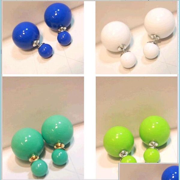 stud two sided earrings double pearl front back ear stud fashion jewelry wholesale round shaped studs 18 mix colors mixed oder drop d dheha, Golden;silver
stud two sided earrings double pearl front back ear stud fashion jewelry wholesale round shaped studs 18 mix colors mixed oder drop d dheha, Golden;silver