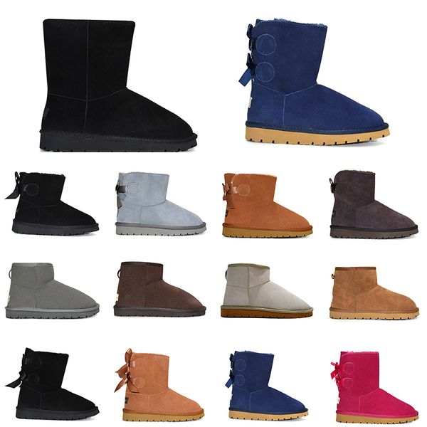 luxury designer boots shoes women classic ankle short snow boot bow black grey chestnut brown navy pink khaki gai womens booties
luxury designer boots shoes women classic ankle short snow boot bow black grey chestnut brown navy pink khaki gai womens booties