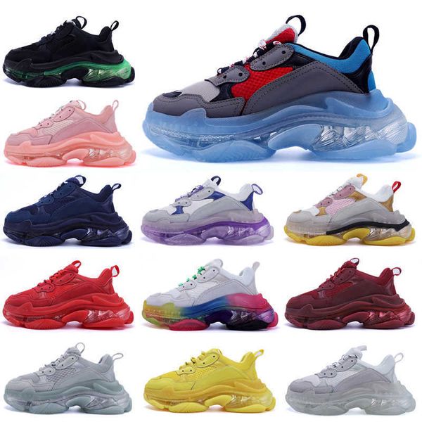 clear shoes 17fw sneakers designers triple s sole platform casual paris large increasing crystals fashion men women womens old dad, Black
clear shoes 17fw sneakers designers triple s sole platform casual paris large increasing crystals fashion men women womens old dad, Black