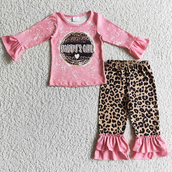 new fashion baby girls designer clothes set boutique daddys girl clothes long sleeve leopard ruffer pants children outfits wholesale, White
new fashion baby girls designer clothes set boutique daddys girl clothes long sleeve leopard ruffer pants children outfits wholesale, White