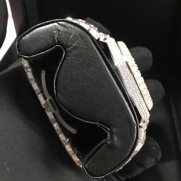 wristwatch new version skeleton vvs1 diamonds watch pass tt rose gold mixed sier mechanical eta movement men luxury iced out sapphireffeo, Silver
wristwatch new version skeleton vvs1 diamonds watch pass tt rose gold mixed sier mechanical eta movement men luxury iced out sapphireffeo, Silver