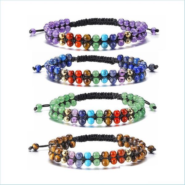 beaded yoga 7 chakra natural stone beads bracelet tree of life charm double rows adjustable bracelets wristband bangle cuff for wome dhlkq, Black
beaded yoga 7 chakra natural stone beads bracelet tree of life charm double rows adjustable bracelets wristband bangle cuff for wome dhlkq, Black