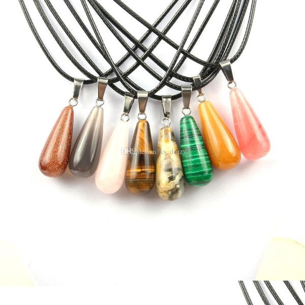 pendant necklaces natural stone crystal quartz opal long water drop pendant necklace leather chains for men women fashion jewelry de dhzar, Silver
pendant necklaces natural stone crystal quartz opal long water drop pendant necklace leather chains for men women fashion jewelry de dhzar, Silver