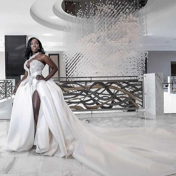 2023 arabic luxury ball gown wedding dresses bridal dress one shoulder lace appliques silver crystal beaded side split wedding gowns cathedr, White
2023 arabic luxury ball gown wedding dresses bridal dress one shoulder lace appliques silver crystal beaded side split wedding gowns cathedr, White