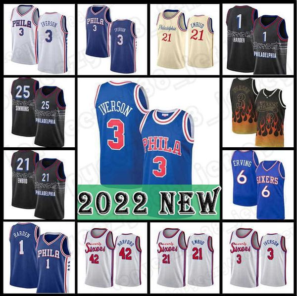 allen 3 iverson 1 james harden 21-22 new joel 21 embiid basketball''nba''jerseys julius 6 erving ben 25 simmons jerseys, Black;red
allen 3 iverson 1 james harden 21-22 new joel 21 embiid basketball''nba''jerseys julius 6 erving ben 25 simmons jerseys, Black;red